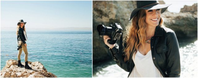 Andeana Jones rich in experiences press photo on beach