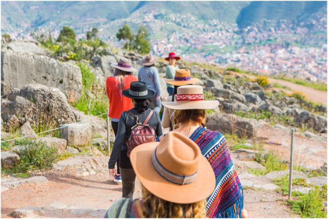 Gang of girls in Andeana Hats in Cusco, Peru - Vacation in Peru Without Visiting Machu Picchu