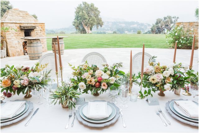 Sunstone Winery, Sunstone Villa Wedding Site - Vineyard Weddings, Santa Barbara, wedding reception, wedding cake, table details