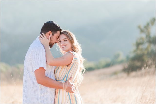 Couple engagement shoot at Malibu Creek State Park 