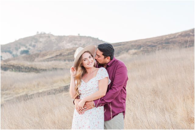 Boho Couple engagement shoot at Malibu Creek State Park 
