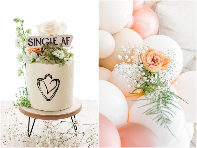 SINGLE AF STYLED SHOOT VALENTINES DAY by CC MONROE and PARTY SHOP AVENUE