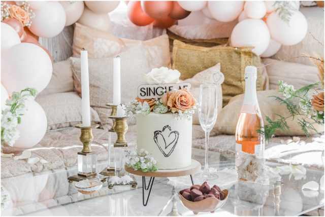 SINGLE AF STYLED SHOOT VALENTINES DAY by CC MONROE and PARTY SHOP AVENUE