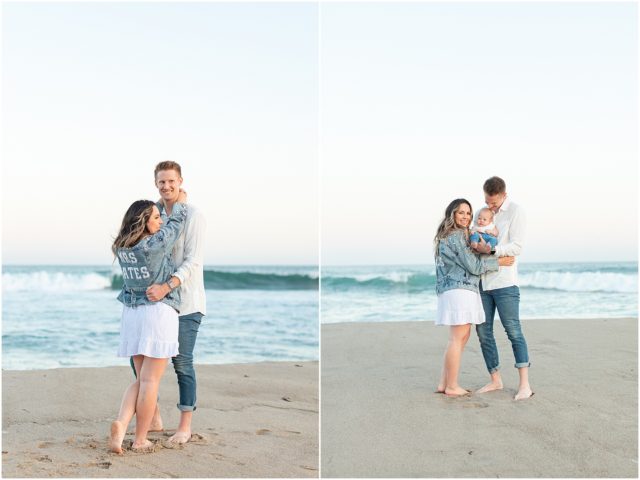 Malibu Lagoon beach summertime engagement session in Los Angeles, CA 