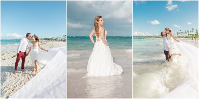 An Exotic Punta Cana Destination Wedding. Destination wedding photographer. Dreams Royal Beach Punta Cana. Luxury weddings. Dominican Republic.Trash the dress.