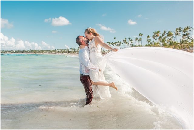 An Exotic Punta Cana Destination Wedding. Destination wedding photographer. Dreams Royal Beach Punta Cana. Luxury weddings. Dominican Republic.Trash the dress.