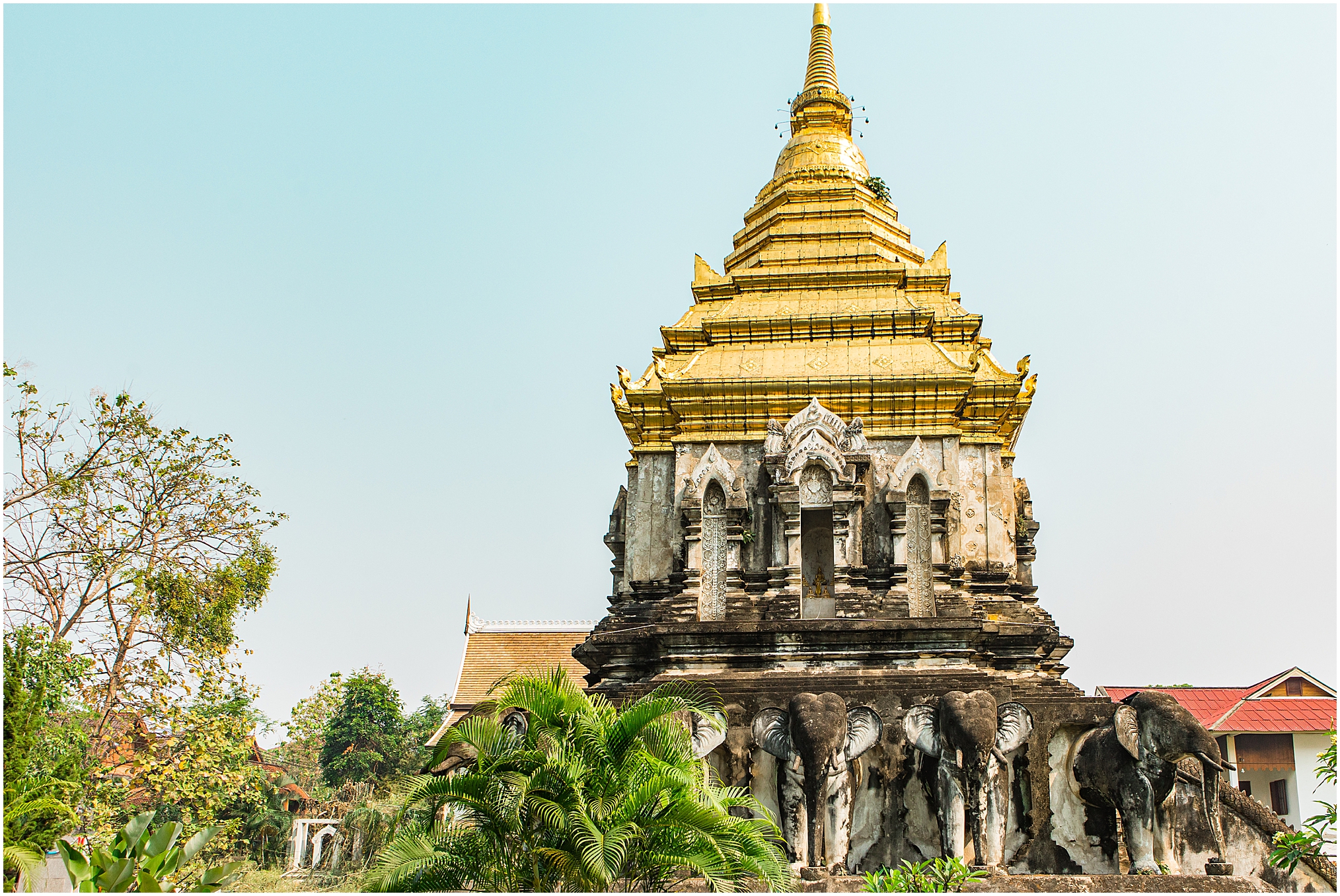 Wat Phra Singh Temple - Chiang Mai, Thailand. 